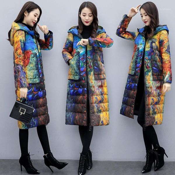 women's down & parkas women 2021 winter print jackets female long mother hooded outwear ladies slim light thin white duck coats e626, Black
women's down & parkas women 2021 winter print jackets female long mother hooded outwear ladies slim light thin white duck coats e626, Black