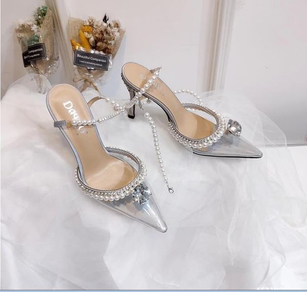 slippers 2022 pearl one word buckle high heels female stiletto transparent pointed toe single shoes fairy rhinestone sandals, Black
slippers 2022 pearl one word buckle high heels female stiletto transparent pointed toe single shoes fairy rhinestone sandals, Black