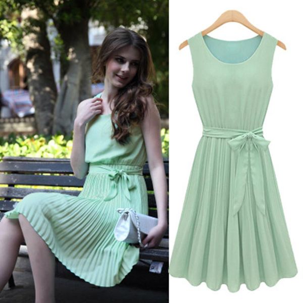 casual dresses women summer midi dress female vintage elegant sleeveless loose office lady o-neck belt pleated, Black;gray
casual dresses women summer midi dress female vintage elegant sleeveless loose office lady o-neck belt pleated, Black;gray