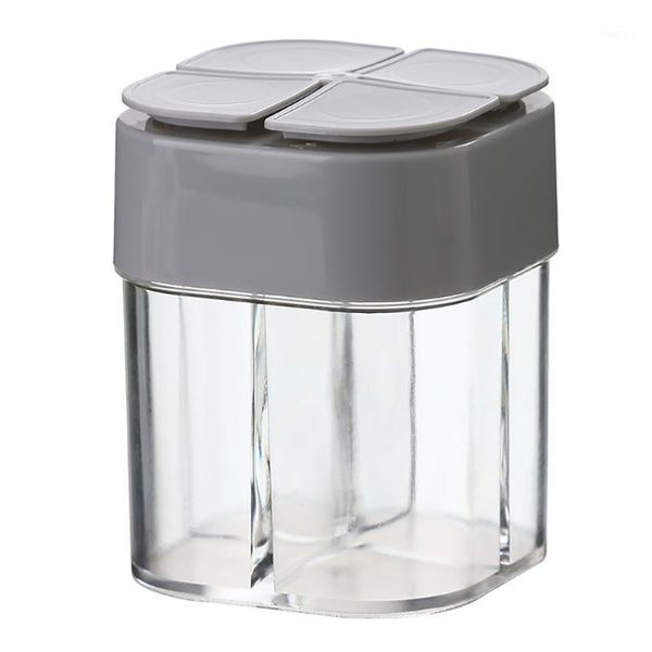 storage bottles & jars 4 in 1 salt pepper shakers spice organizer container transparent shaker for travel home kitchen cooking bbq 
storage bottles & jars 4 in 1 salt pepper shakers spice organizer container transparent shaker for travel home kitchen cooking bbq