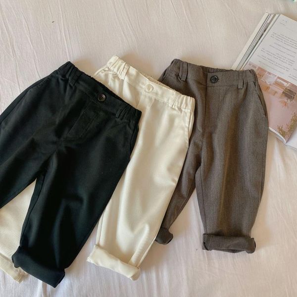 trousers children's suit pants 2021 autumn boys girls korean elastic waist button solid color, Blue
trousers children's suit pants 2021 autumn boys girls korean elastic waist button solid color, Blue