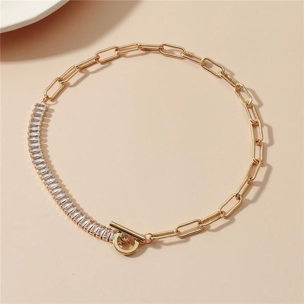 chokers hiphop arrival clavicle chain choker necklace for women girl ot clasp zircon stitching necklaces jewelry gift, Golden;silver
chokers hiphop arrival clavicle chain choker necklace for women girl ot clasp zircon stitching necklaces jewelry gift, Golden;silver