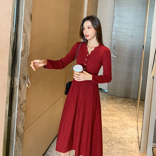 dress elegant autumn winter sweater women long sleeve ol lady thick a-line female v-neck slim knit p-314, Black;gray
dress elegant autumn winter sweater women long sleeve ol lady thick a-line female v-neck slim knit p-314, Black;gray