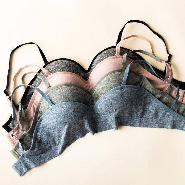 bras women underwear strapless ladies bra small chest thick cup invisible no steel ring gathered, Red;black
bras women underwear strapless ladies bra small chest thick cup invisible no steel ring gathered, Red;black