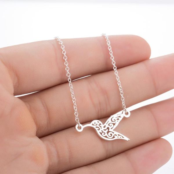 animal hummingbird stainless steel necklace female bird flying lady fashion jewelry chokers, Golden;silver
animal hummingbird stainless steel necklace female bird flying lady fashion jewelry chokers, Golden;silver