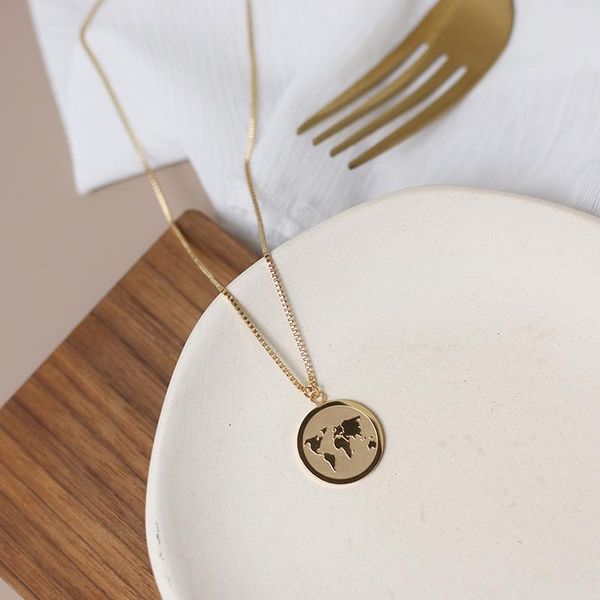 pendant necklaces stainless steel coin necklace for women peace theme clavicle chain gold color mirror polished, Silver
pendant necklaces stainless steel coin necklace for women peace theme clavicle chain gold color mirror polished, Silver