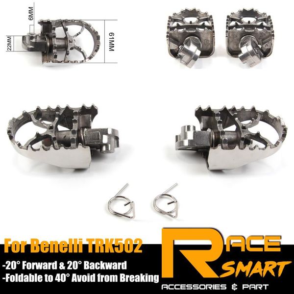 pedals front footrests for benelli trk 502 motorcycle accessories rider adjustable foot rests pegs pedal trk502 silver
pedals front footrests for benelli trk 502 motorcycle accessories rider adjustable foot rests pegs pedal trk502 silver