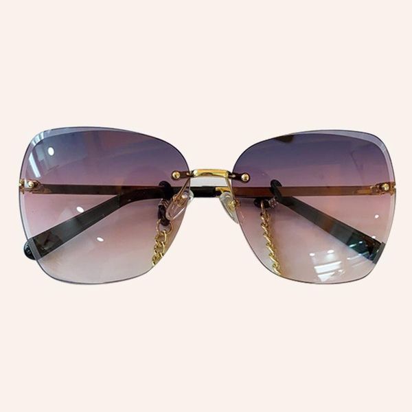 sunglasses fashion square rimless women 2021 brand sun glasses uv400 eyewear, White;black
sunglasses fashion square rimless women 2021 brand sun glasses uv400 eyewear, White;black