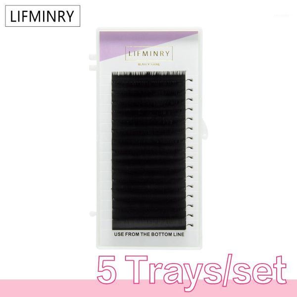 5cases quality eyelash extensions tray fake mink single size soft natural 5 exten1
5cases quality eyelash extensions tray fake mink single size soft natural 5 exten1
