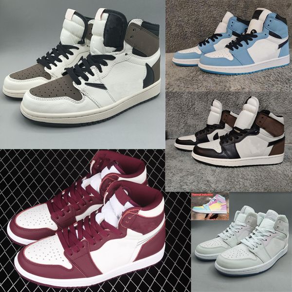 2022 mens 1 high og basketball shoes 1s bordeaux university blue dark mocha bred shadow unc twist seafoam men women sneakers trainers
2022 mens 1 high og basketball shoes 1s bordeaux university blue dark mocha bred shadow unc twist seafoam men women sneakers trainers