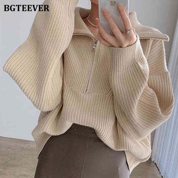sweaters thick turtleneck zippers women knitted sweaters winter long sleeve loose female pullovers casual knitwear sdy5, White;black
sweaters thick turtleneck zippers women knitted sweaters winter long sleeve loose female pullovers casual knitwear sdy5, White;black