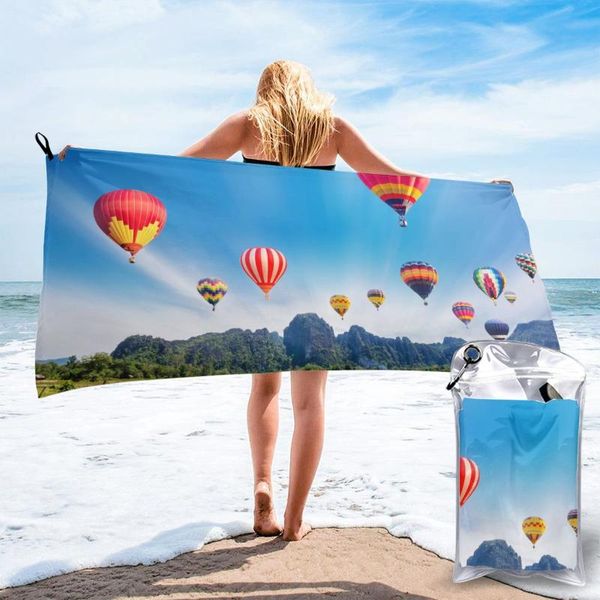 quick drying pocket towel air balloons flying over the mountain portable water absorbent no pilling sports bath
quick drying pocket towel air balloons flying over the mountain portable water absorbent no pilling sports bath