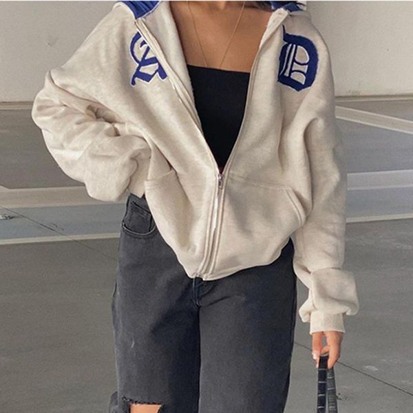 women's hoodies & sweatshirts oversized streetwear y2k letter print grunge gothi zip-up hoodie womens hip-hop kawaii female, Black
women's hoodies & sweatshirts oversized streetwear y2k letter print grunge gothi zip-up hoodie womens hip-hop kawaii female, Black