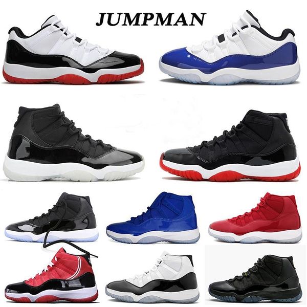 25th anniversary 11 11s low concord bred high space jam mens womens basketball shoes cap and gown gamma blue jumpman 23 sneakers trainers
25th anniversary 11 11s low concord bred high space jam mens womens basketball shoes cap and gown gamma blue jumpman 23 sneakers trainers