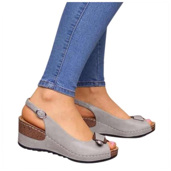women wedges sandals peep toe shoes woman platform summer buckle strap ladies beach sandalias mujer dress, Black
women wedges sandals peep toe shoes woman platform summer buckle strap ladies beach sandalias mujer dress, Black
