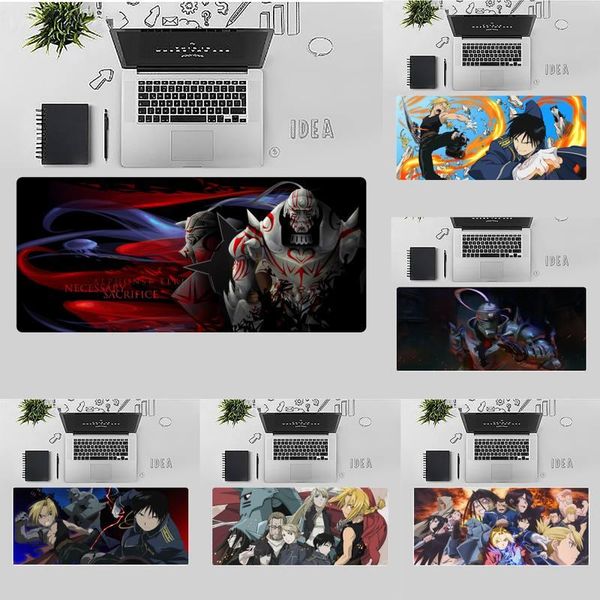 mouse pads & wrist rests fullmetal alchemist anime diy design pattern game mousepad desk table gamer large pad mats non-slip lapcushion
mouse pads & wrist rests fullmetal alchemist anime diy design pattern game mousepad desk table gamer large pad mats non-slip lapcushion