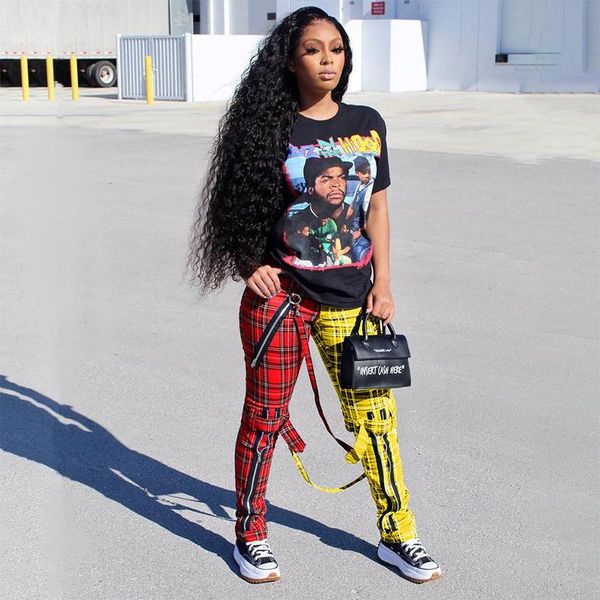 aesthetic plaid high waist cargo pants women zip sweatpants fall winter clothing y2k sporty trousers patchwork joggers women's & capris, Black;white
aesthetic plaid high waist cargo pants women zip sweatpants fall winter clothing y2k sporty trousers patchwork joggers women's & capris, Black;white