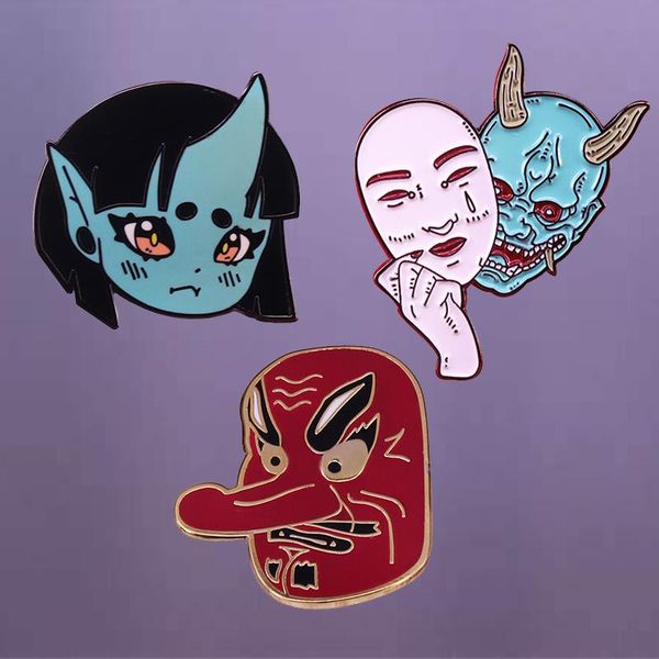 pins, brooches mugi the oni tengu yokai demons devil enamel pin japanese culture weird brooch, Gray
pins, brooches mugi the oni tengu yokai demons devil enamel pin japanese culture weird brooch, Gray
