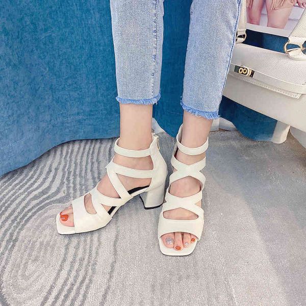 3688-3 summer net red versatile square head style black high thick heel roman sandals women
3688-3 summer net red versatile square head style black high thick heel roman sandals women