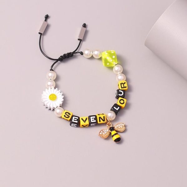 beaded, strands 2021 fashion bangle ethnic party bee bracelet dice sunflower adjustable, Black
beaded, strands 2021 fashion bangle ethnic party bee bracelet dice sunflower adjustable, Black