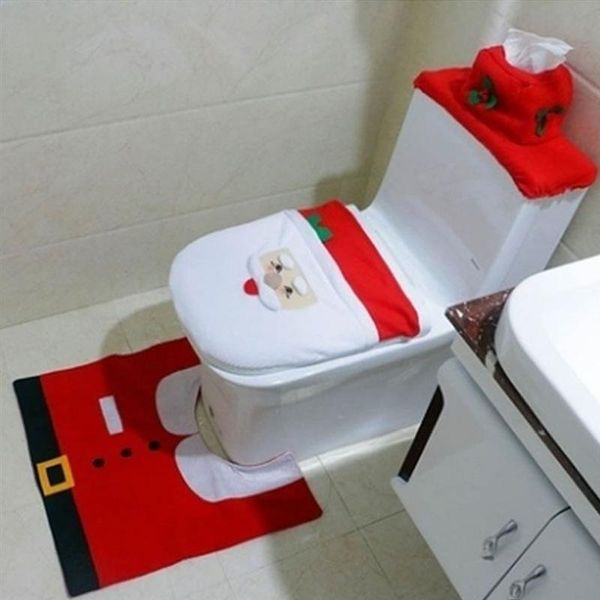 toilet seat covers christmas cover premium flannel xmas pattern waterproof foot pad and water tank set for bathroom decoration
toilet seat covers christmas cover premium flannel xmas pattern waterproof foot pad and water tank set for bathroom decoration