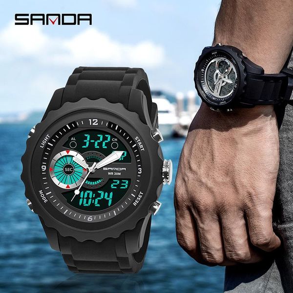 wristwatches sanda digital watch men double display electronic luminous outdoor fashion brand sport waterproof reloj gifts, Slivery;brown
wristwatches sanda digital watch men double display electronic luminous outdoor fashion brand sport waterproof reloj gifts, Slivery;brown