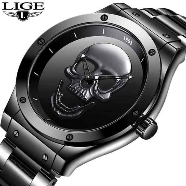 wristwatches 2021 lige fashion black skull mens watches classic watch men quartz clock male waterproof sport chronograph, Slivery;brown
wristwatches 2021 lige fashion black skull mens watches classic watch men quartz clock male waterproof sport chronograph, Slivery;brown