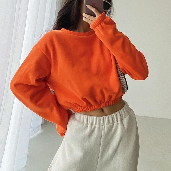women's hoodies & sweatshirts womengaga autumn winter pullover ultra short sweatshirt women plush thickened loose o neck high waist kor, Black
women's hoodies & sweatshirts womengaga autumn winter pullover ultra short sweatshirt women plush thickened loose o neck high waist kor, Black