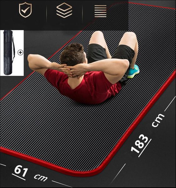 yoga mats 183*61*1cm extra thick mat non-slip for fitness tasteless pilates gym exercise pads with bandages
yoga mats 183*61*1cm extra thick mat non-slip for fitness tasteless pilates gym exercise pads with bandages