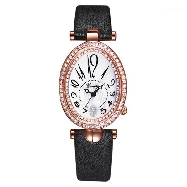 wristwatches gaiety brand women leather oval watches crystal fashion ladies wristwatch quartz drop gift, Slivery;brown
wristwatches gaiety brand women leather oval watches crystal fashion ladies wristwatch quartz drop gift, Slivery;brown