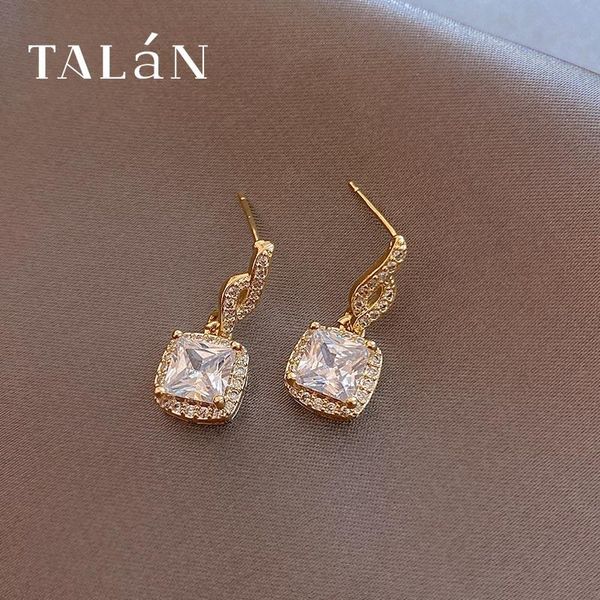 hoop & huggie light luxury large zircon pendant earrings korean elegant high grade sense internet celebrity special-interest design, Golden;silver
hoop & huggie light luxury large zircon pendant earrings korean elegant high grade sense internet celebrity special-interest design, Golden;silver