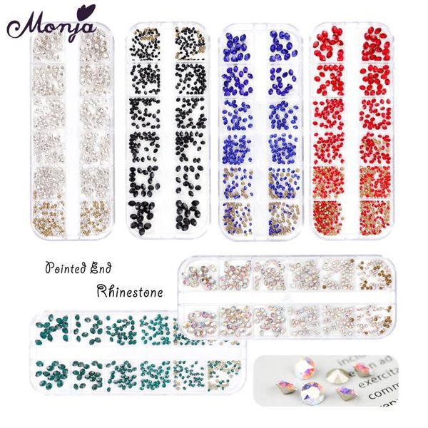 monja 6 styles diamond shape multi-color rhinestones nail art decorations mix sizes 3d crystal gems diy manicure accessories, Silver;gold
monja 6 styles diamond shape multi-color rhinestones nail art decorations mix sizes 3d crystal gems diy manicure accessories, Silver;gold