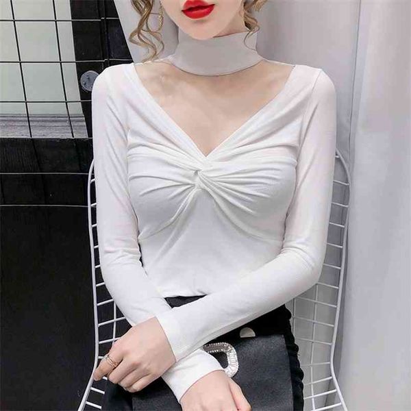 wwenn tshirt white long sleeve tees fashion casual t shirt black spring autumn ladies solid tee femme 210507
wwenn tshirt white long sleeve tees fashion casual t shirt black spring autumn ladies solid tee femme 210507