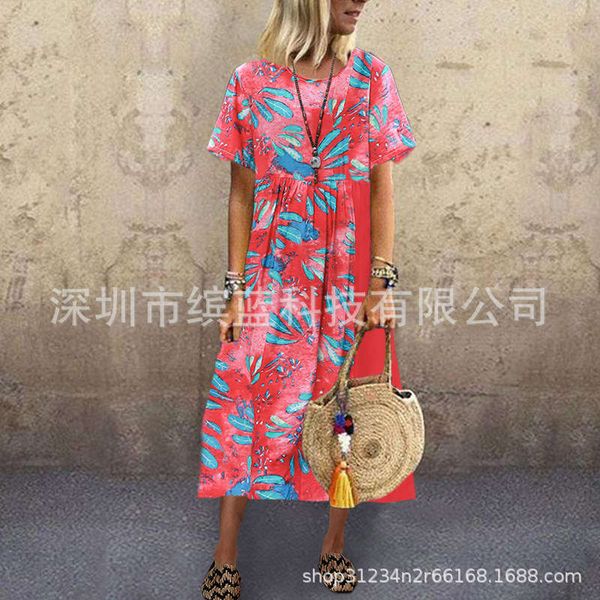 spring and dresses casual summer leisure short sleeve cotton hemp national style stitching loose skirt, Black;gray
spring and dresses casual summer leisure short sleeve cotton hemp national style stitching loose skirt, Black;gray