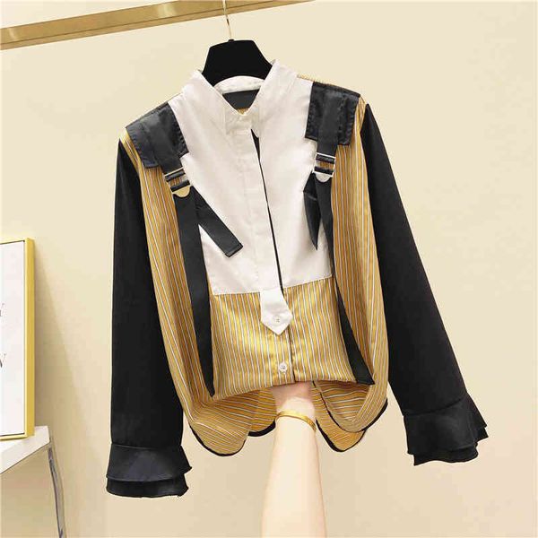 blouses stripe woman autumn stand collar long sleeve shirt loose clothing for women ladies blouses office lady blusa, White
blouses stripe woman autumn stand collar long sleeve shirt loose clothing for women ladies blouses office lady blusa, White