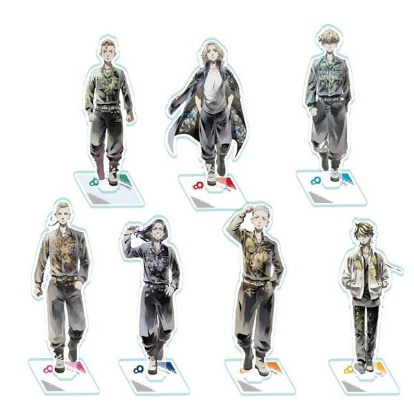 keychains anime tokyo revengers figure cosplay acrylic stands manjiro kentakemichi hinata atsushi model plate deskdecoration gift, Silver
keychains anime tokyo revengers figure cosplay acrylic stands manjiro kentakemichi hinata atsushi model plate deskdecoration gift, Silver