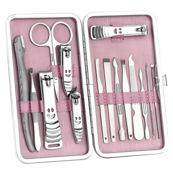 silver stainless steel nail clipper cutter trimmer ear pick grooming kit manicure set pedicure toe elegant art tools files
silver stainless steel nail clipper cutter trimmer ear pick grooming kit manicure set pedicure toe elegant art tools files
