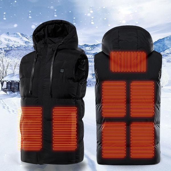 men's vests hooded smart heating vest coat casual solid color men warm waistcoat sleeveless usb safe heated outdoor mens 7xl, Black;white
men's vests hooded smart heating vest coat casual solid color men warm waistcoat sleeveless usb safe heated outdoor mens 7xl, Black;white