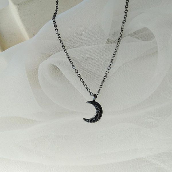 pendant necklaces black moon chain necklace for women punk jewelry party gift female fashion accessories bijoux femme, Silver
pendant necklaces black moon chain necklace for women punk jewelry party gift female fashion accessories bijoux femme, Silver