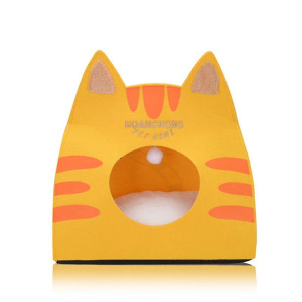 pet felt cat litter bed four seasons universal closed villa removable and washable - size (yellow) beds & furniture
pet felt cat litter bed four seasons universal closed villa removable and washable - size (yellow) beds & furniture