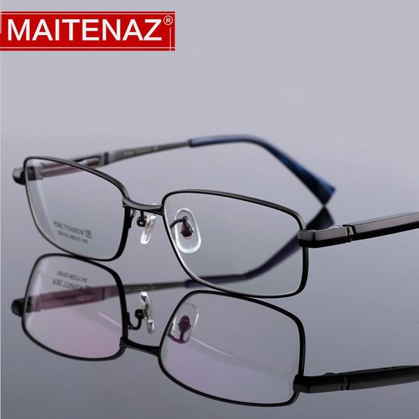fashion sunglasses frames maitenaz titanium glasses frame men business full ultralight flexible for 81133, Black
fashion sunglasses frames maitenaz titanium glasses frame men business full ultralight flexible for 81133, Black