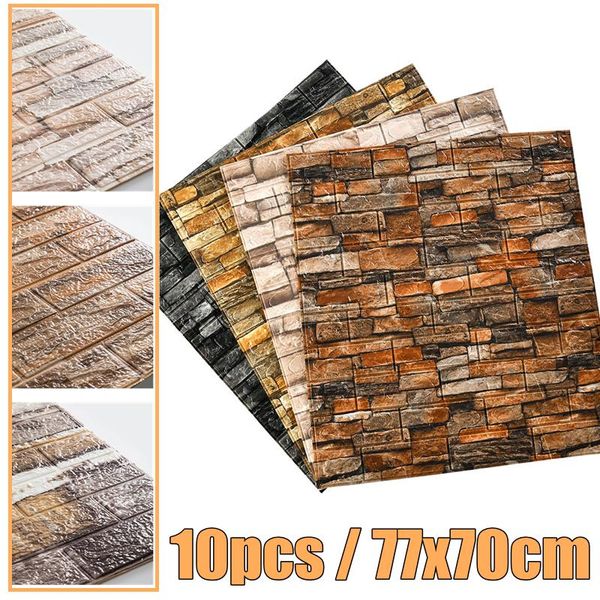 10pcs brick 3d wall sticker 77x70 cm thicken self-adhesive waterproof wallpaper home decor stickers for bedroom living room wallpapers
10pcs brick 3d wall sticker 77x70 cm thicken self-adhesive waterproof wallpaper home decor stickers for bedroom living room wallpapers