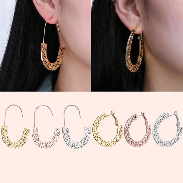 creative fashion earrings female bohemian hollow earrings popular pattern set combination earrings, Silver
creative fashion earrings female bohemian hollow earrings popular pattern set combination earrings, Silver