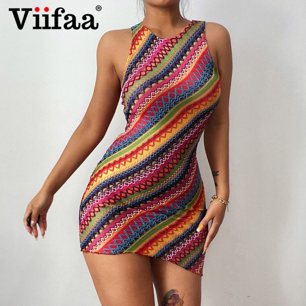 viifaa multicolor striped sleeveless summer tank dresses o-neck asymmetrical hem women elegant vacation beach mini dresshigh quality, Black;gray
viifaa multicolor striped sleeveless summer tank dresses o-neck asymmetrical hem women elegant vacation beach mini dresshigh quality, Black;gray