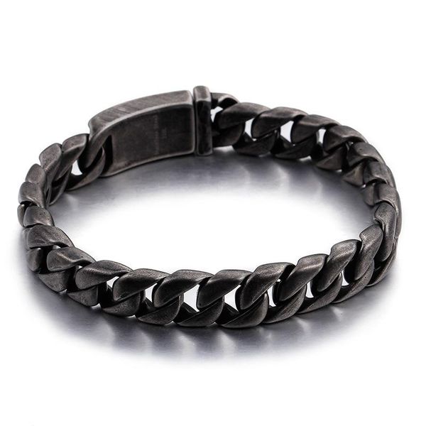 charm bracelets arrival fashion men curb black stainless steel link cuban wide chain jewelry for christmas gift, Golden;silver
charm bracelets arrival fashion men curb black stainless steel link cuban wide chain jewelry for christmas gift, Golden;silver