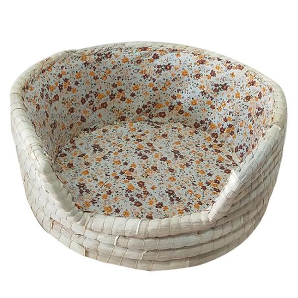 cat beds & furniture creative straw woven pet nest dog kennel round four seasons usable
cat beds & furniture creative straw woven pet nest dog kennel round four seasons usable