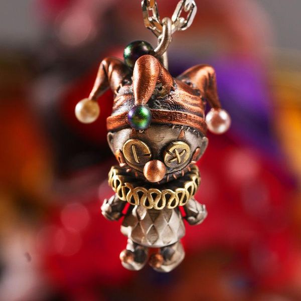 chains clown doll pendant personality retro fashion silver necklace men's single female jewelry accessories
chains clown doll pendant personality retro fashion silver necklace men's single female jewelry accessories