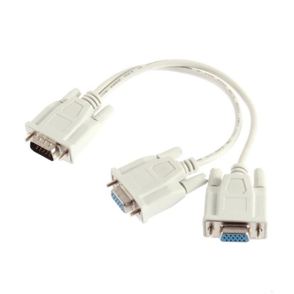 to vga 1 male 2 female splitter cable way svga monitor dual video lcd tft y audio cables & connectors
to vga 1 male 2 female splitter cable way svga monitor dual video lcd tft y audio cables & connectors