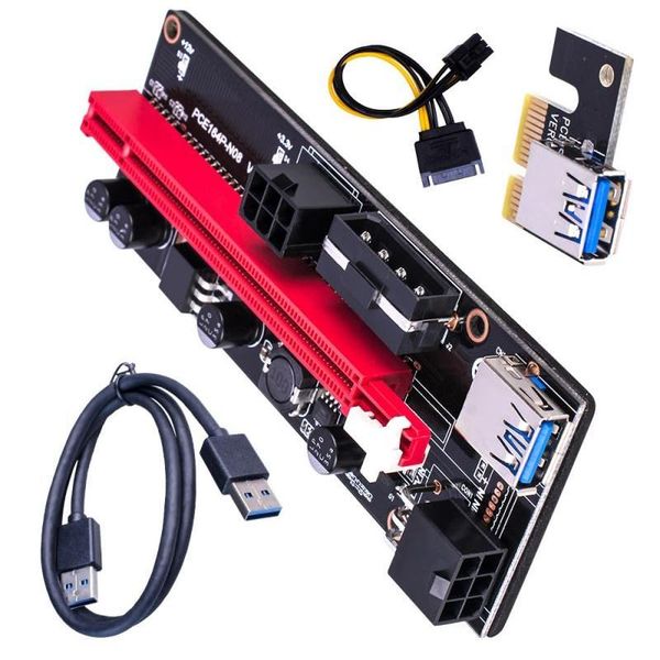3.0 pci-e riser ver 009s express 1x 4x 16x extender adapter card sata 15pin to 6 pin power cable computer cables & connectors
3.0 pci-e riser ver 009s express 1x 4x 16x extender adapter card sata 15pin to 6 pin power cable computer cables & connectors