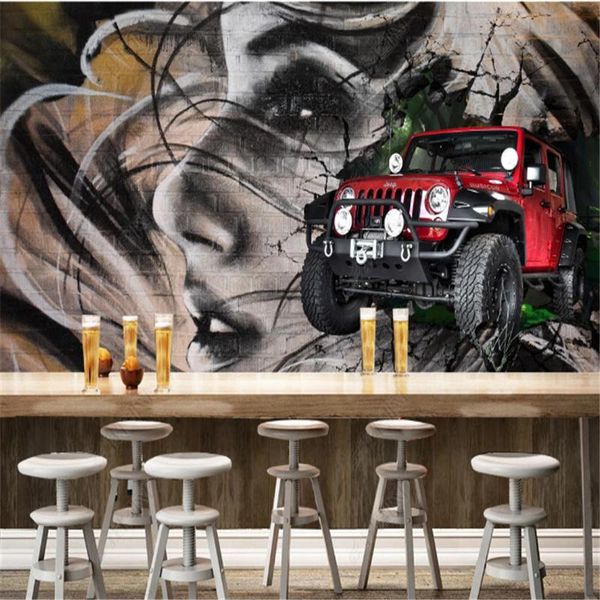 wallpapers car breaking the wall 3d mural industrial decoration personality ktv background paper papel de parede
wallpapers car breaking the wall 3d mural industrial decoration personality ktv background paper papel de parede